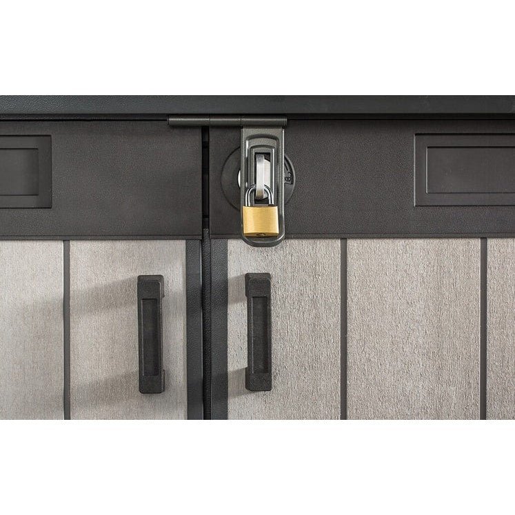 Keter 6′ x 3′ Oakland Grande Store Heavy Duty Plastic Shed – Grey - Image 6