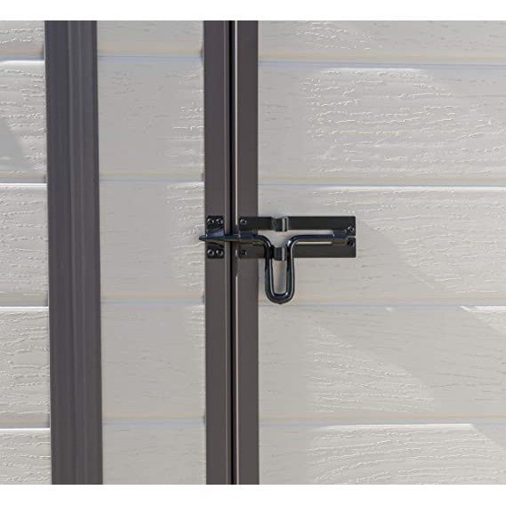 Keter 6′ x 4′ Manor Plastic Pent Garden Storage Shed – Beige - Image 4