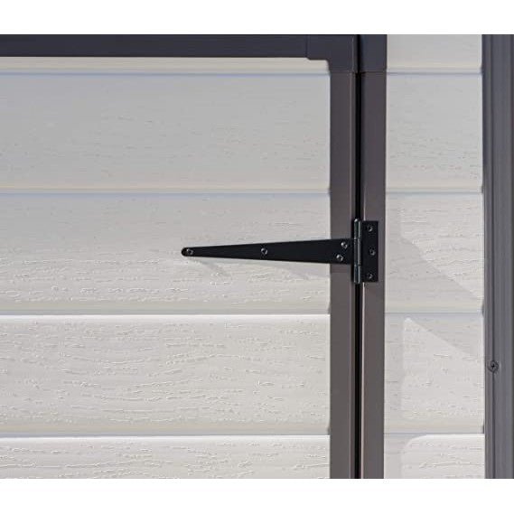 Keter 6′ x 4′ Manor Plastic Pent Garden Storage Shed – Beige - Image 6