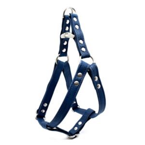 Navy Cork Dog Harness