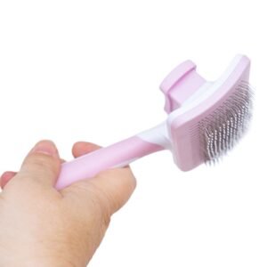 Self-Cleaning Pet Grooming Brush for Dogs & Cats – Professional Deshedding and Fur Removal Tool